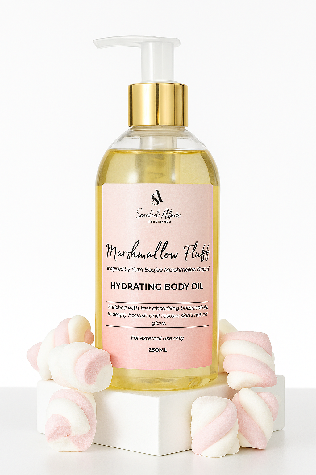 Marshmallow Fluff Hydrating Body Oil 250ml