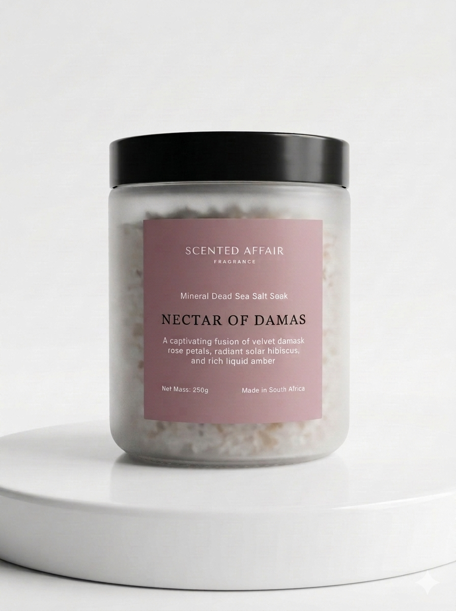 Nectar of Damas – Botanical Scented Bath Crystals (250g)